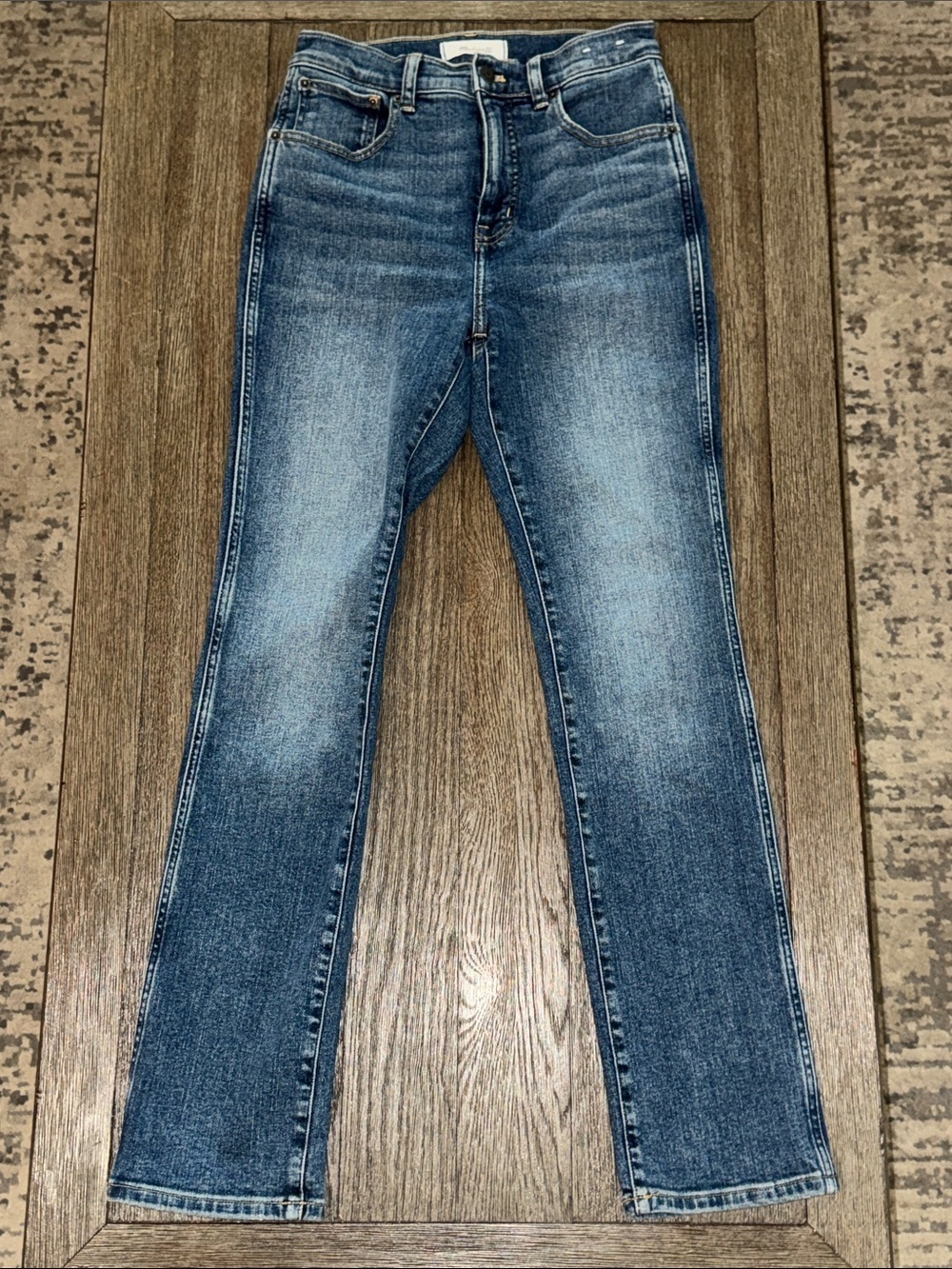 Madewell The Pencil Jean Concho Wash